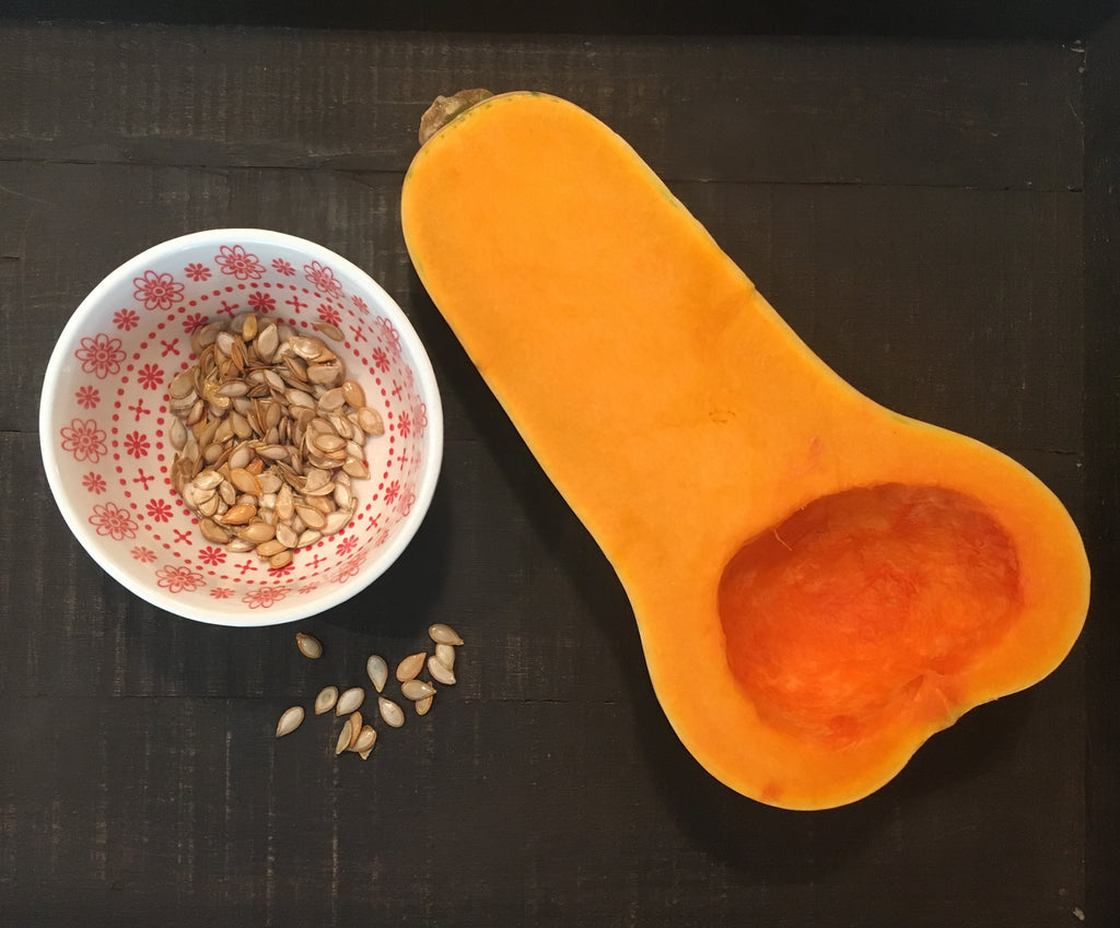 Roasted Butternut Squash Seeds